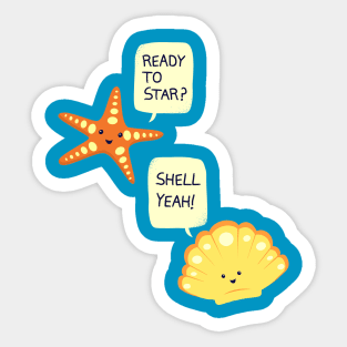 Motivational Beach! Sticker